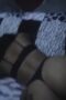 Doggy kasur hitam putih cd gstring