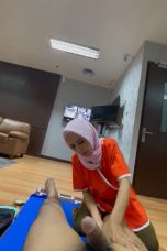 Panggilan pijet aplikasi ukhti baju orange pt7